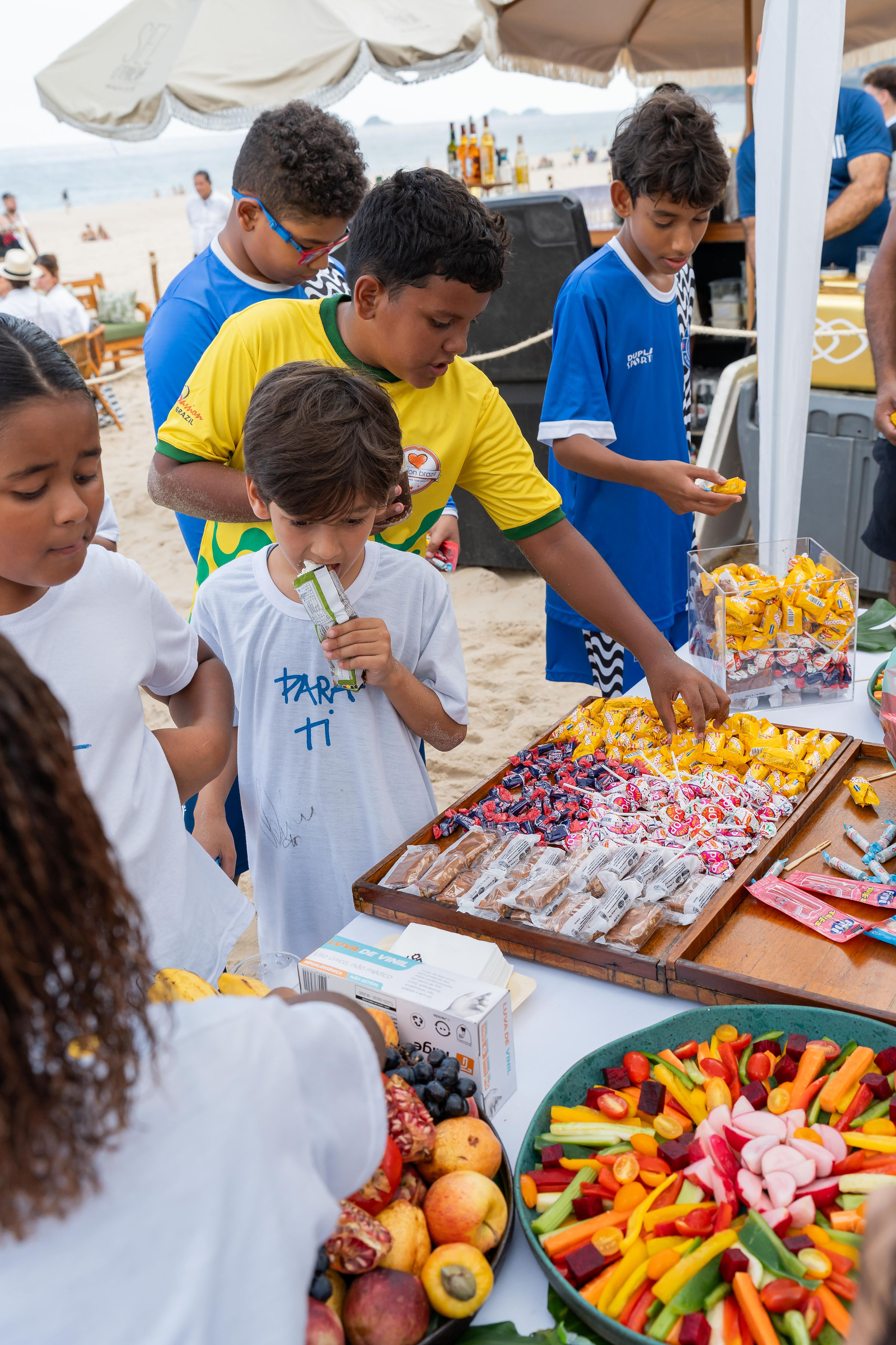 Food and treats prepared for the Chris Carnero Day celebration