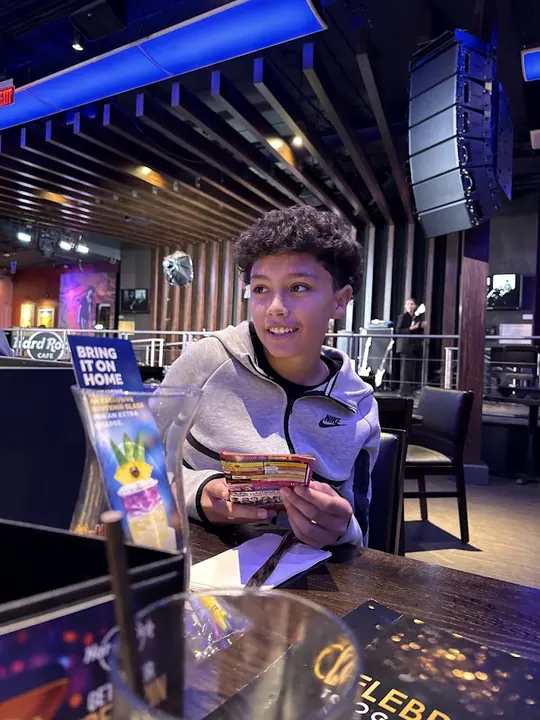 A moment from Chris’s life